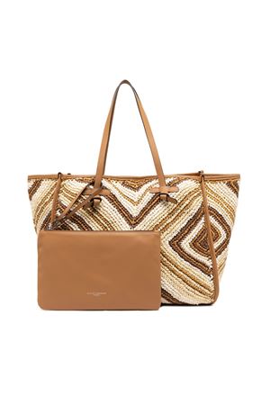 Marcella shopping bag in woven straw GIANNI CHIARINI | BS6850COMMESIR11130